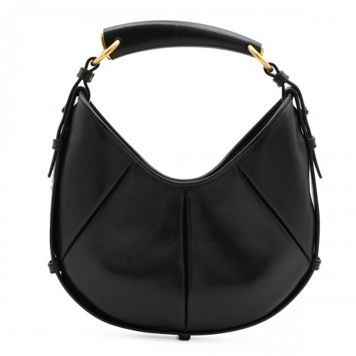 BLACK LEATHER SMALL MOMBASA