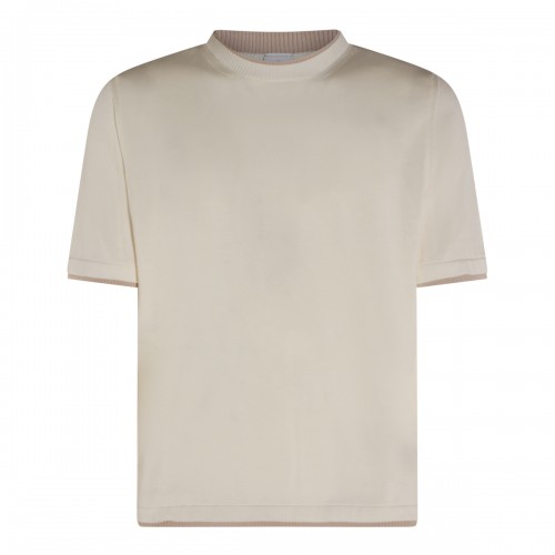 BEIGE COTTON T-SHIRT