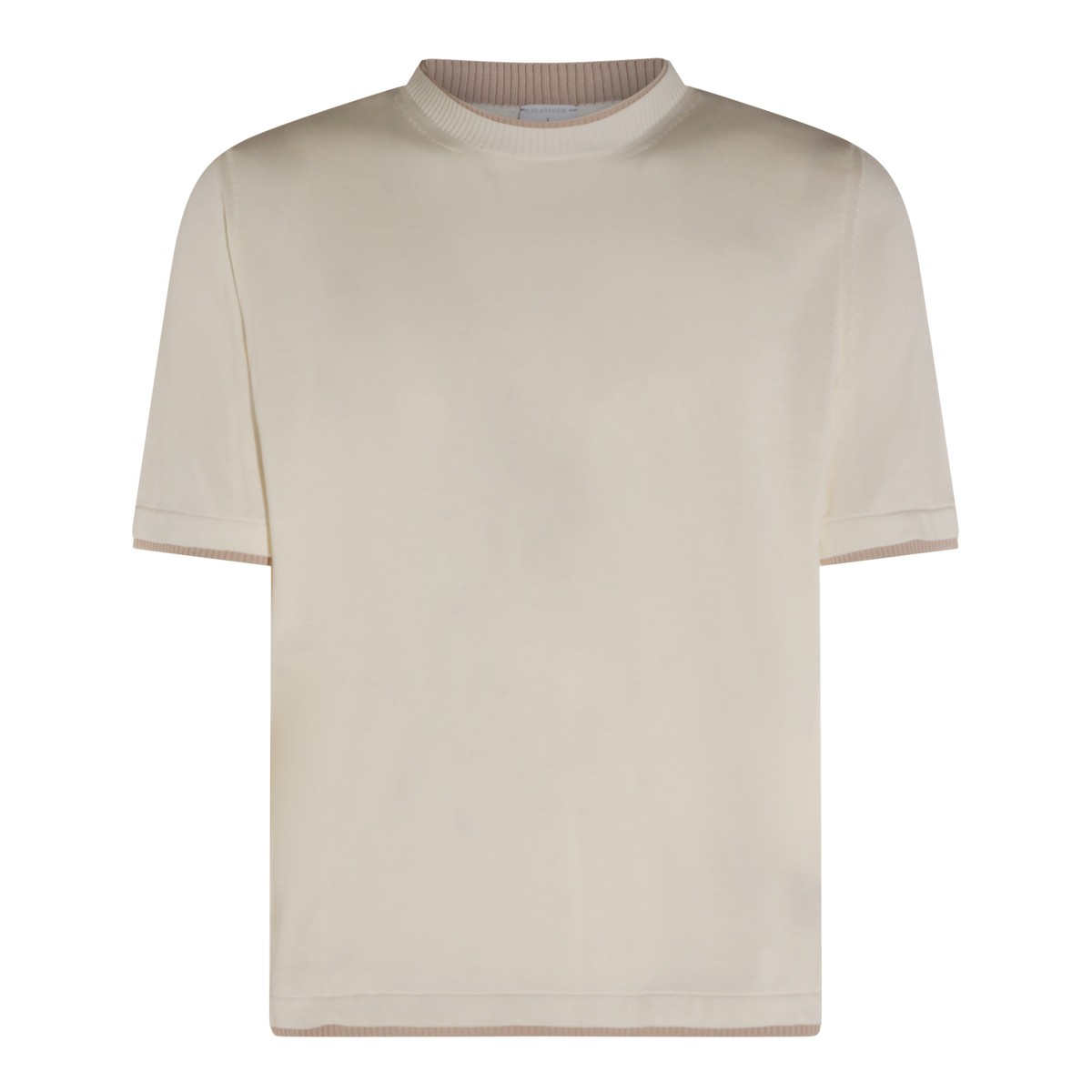 BEIGE COTTON T-SHIRT