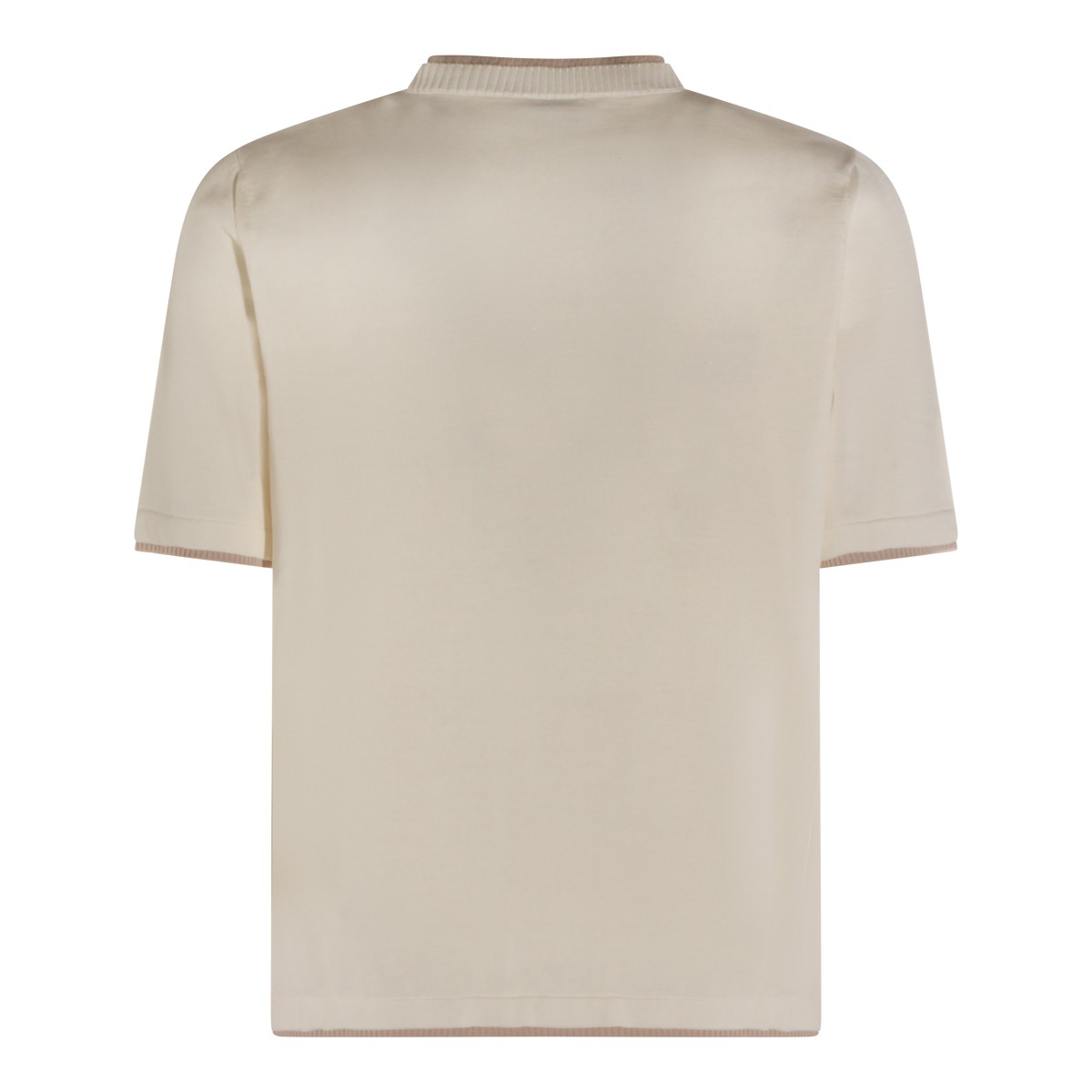BEIGE COTTON T-SHIRT