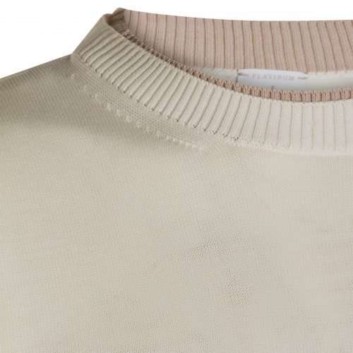 BEIGE COTTON T-SHIRT