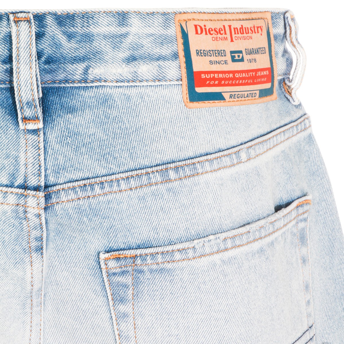 LIGHT BLUE COTTON SHORTS