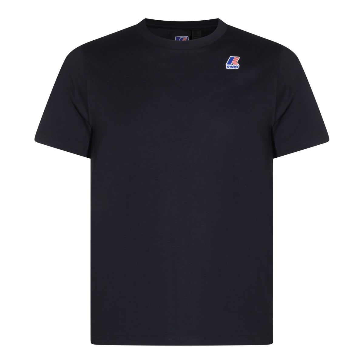 BLUE DEPTH COTTON LOGO T-SHIRT