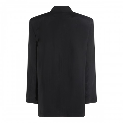 BLACK SILK BLAZER 2
