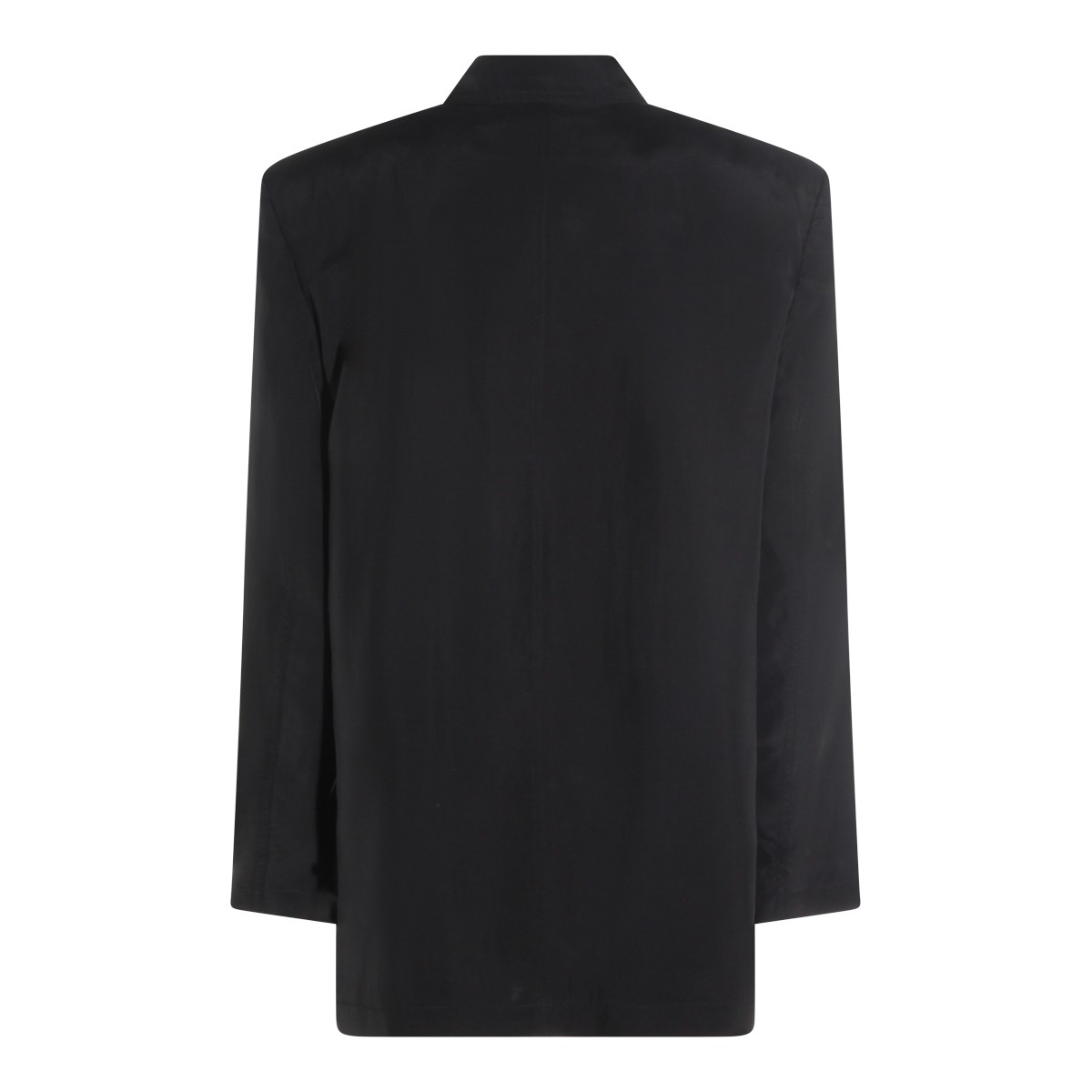 BLACK SILK BLAZER