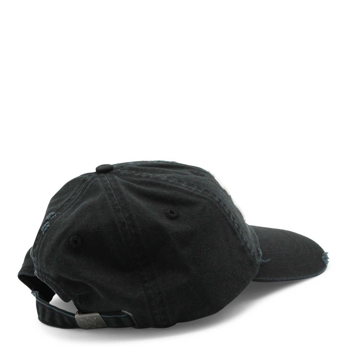 BLACK COTTON BASEBALL CAP