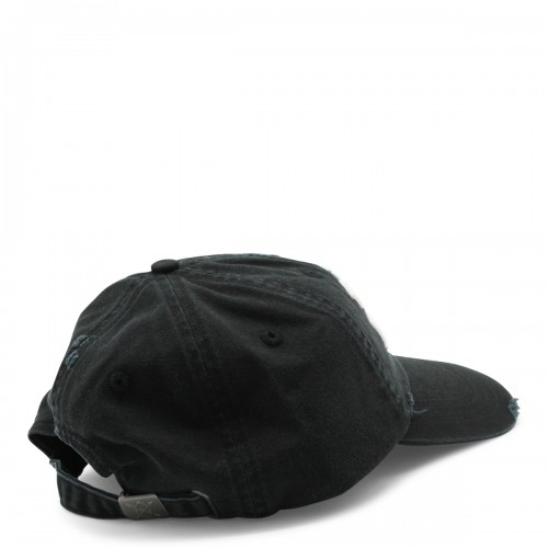 BLACK COTTON BASEBALL CAP