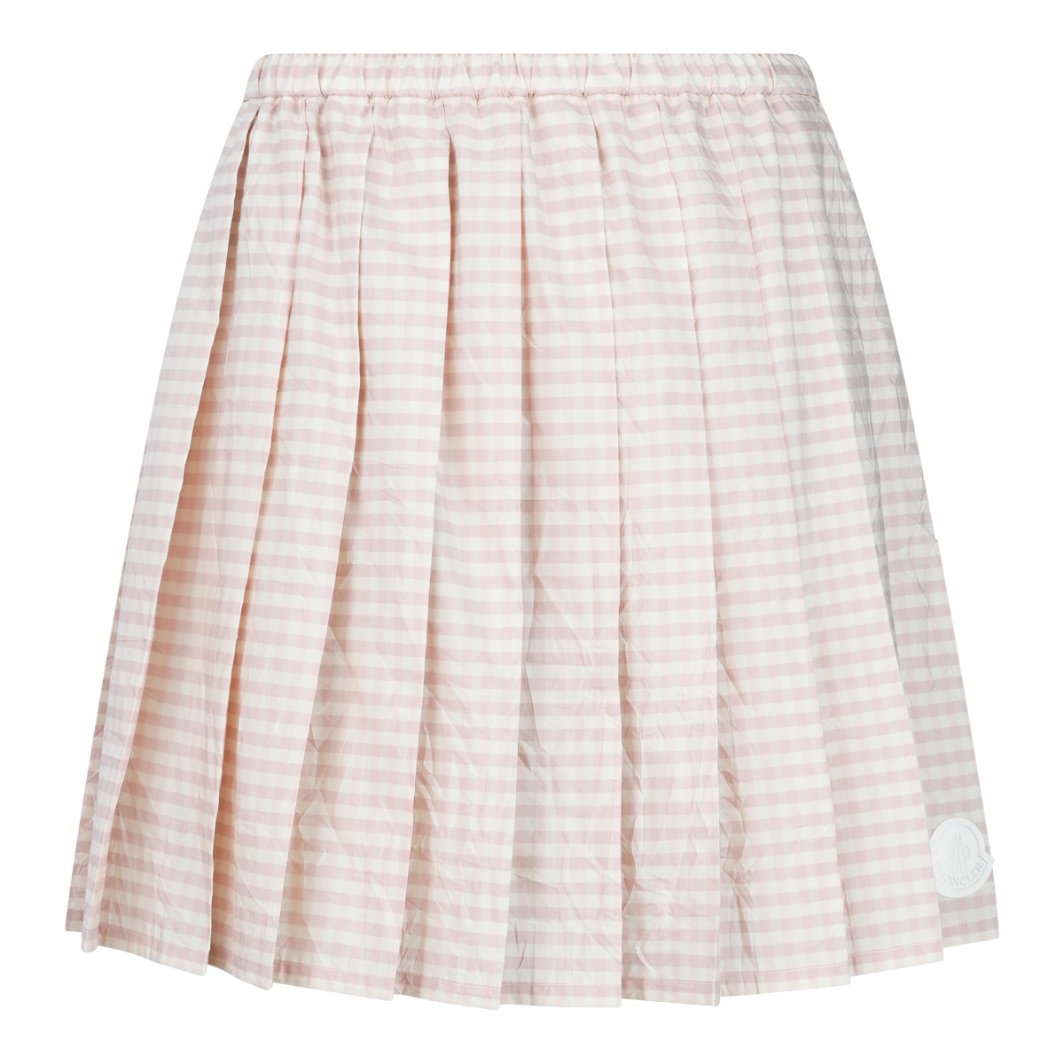 PINK AND WHITE STRIPES COTTON SKIRT