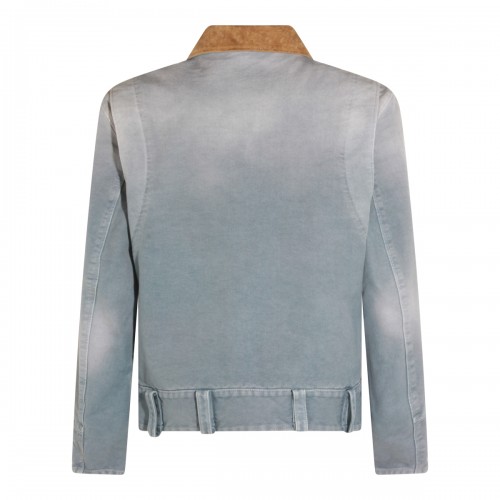 LIGHT BLUE DENIM CASUAL JACKET