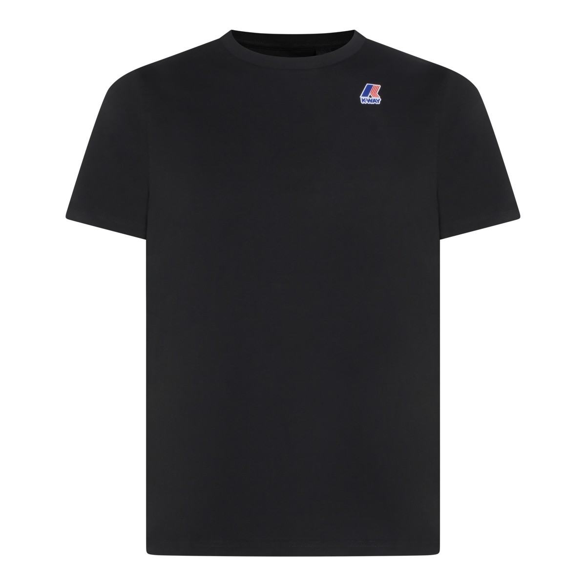 BLACK PURE COTTON LOGO T-SHIRT