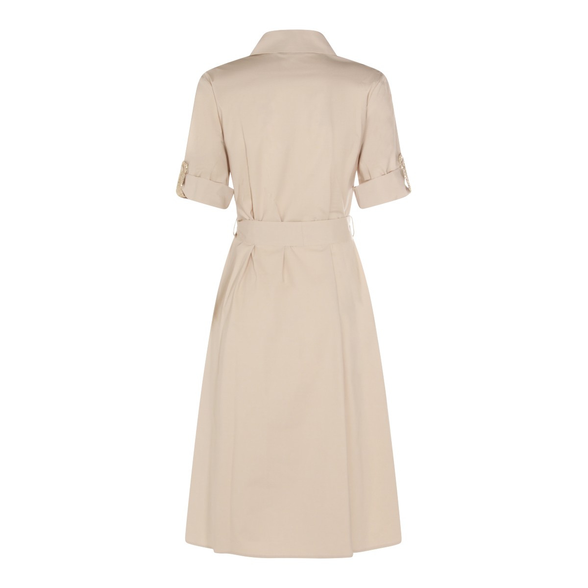 BEIGE COTTON DRESS