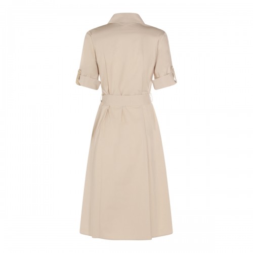 BEIGE COTTON DRESS