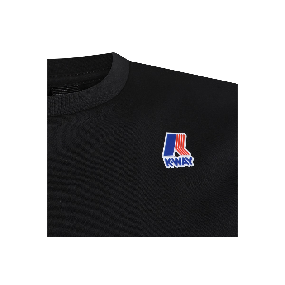 BLACK PURE COTTON LOGO T-SHIRT