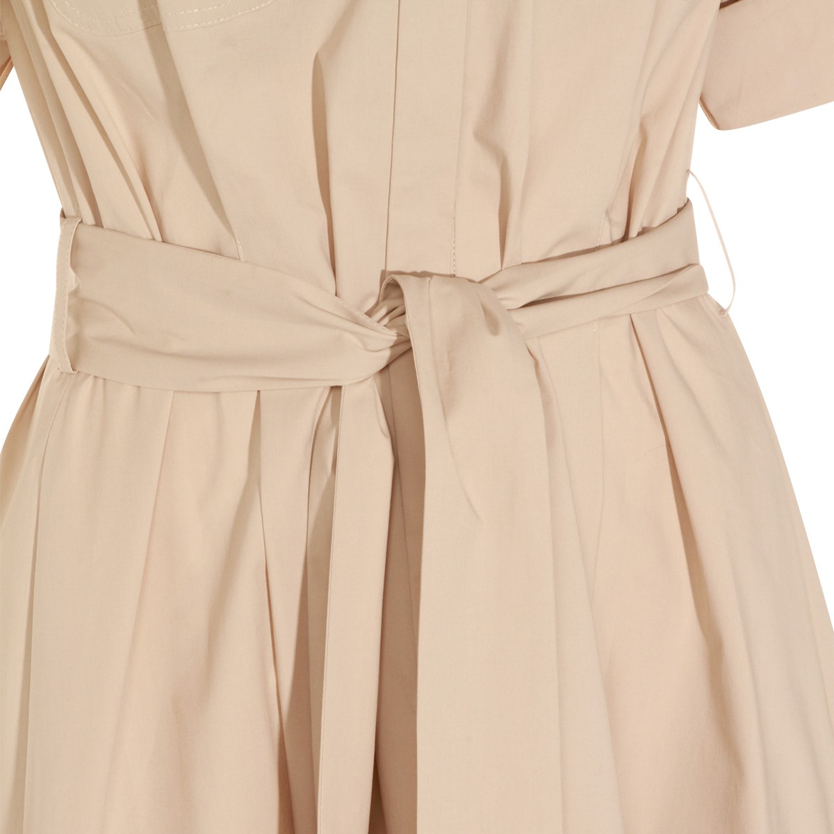 BEIGE COTTON DRESS