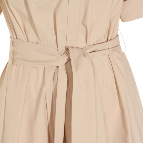 BEIGE COTTON DRESS