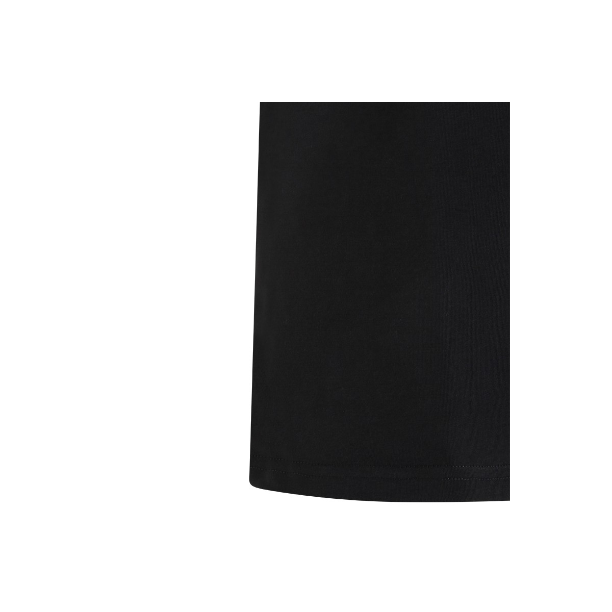 BLACK PURE COTTON LOGO T-SHIRT