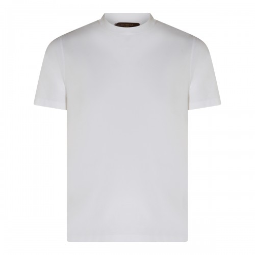 WHITE COTTON T-SHIRT