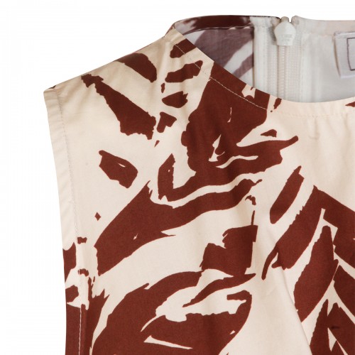 BROWN COTTON DRESS