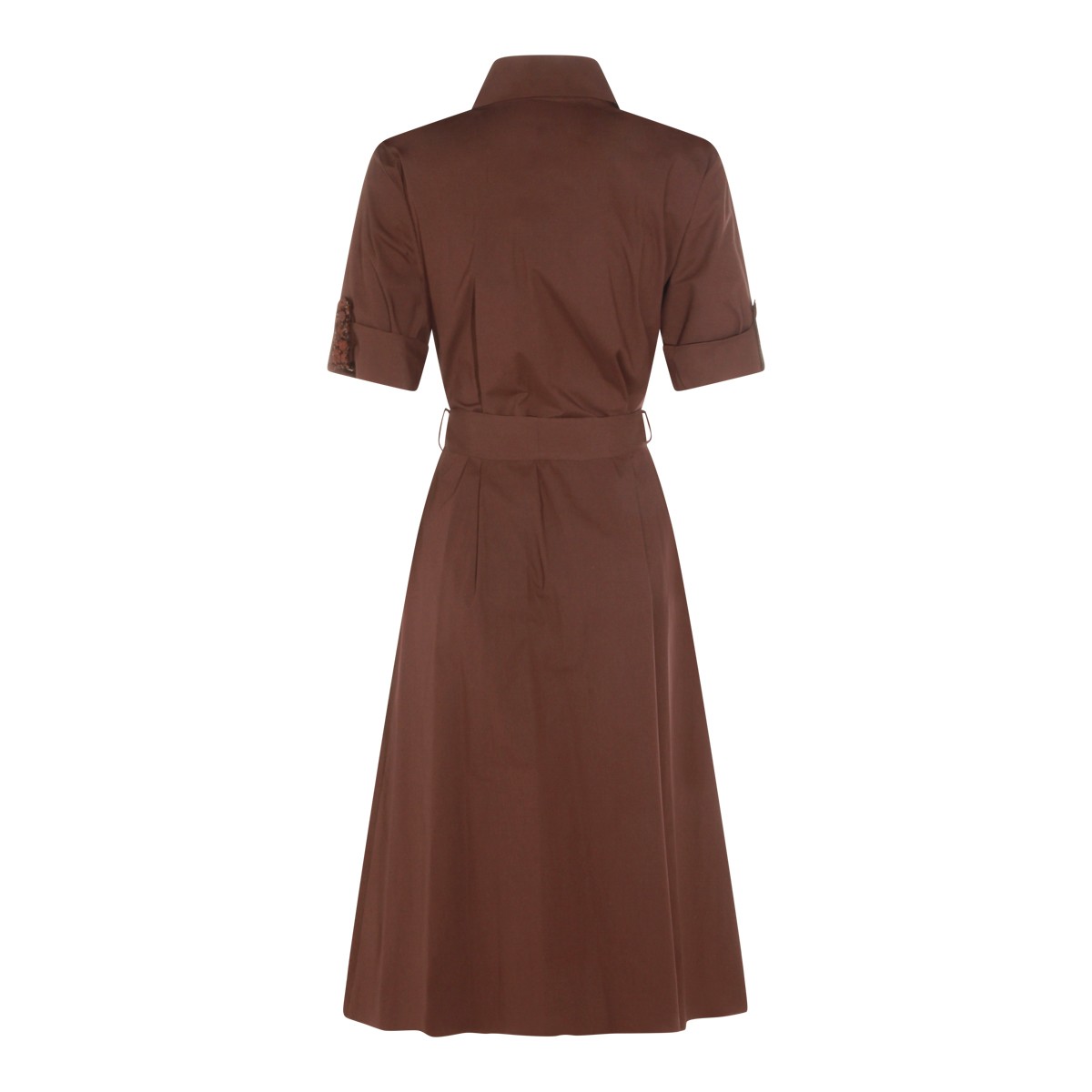 BROWN COTTON DRESS