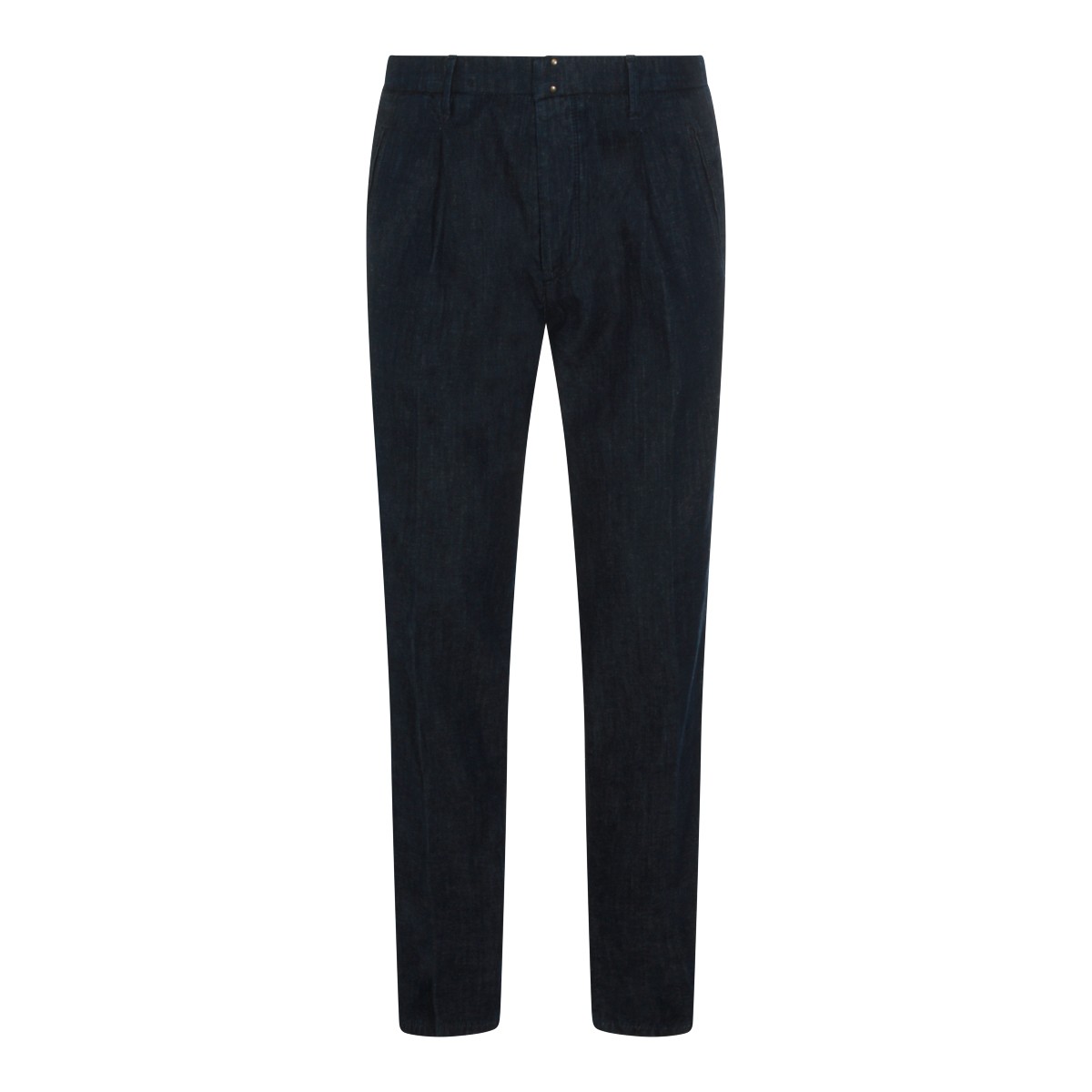 DARK BLUE COTTON JEANS