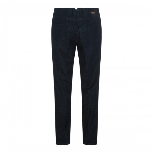 DARK BLUE COTTON JEANS