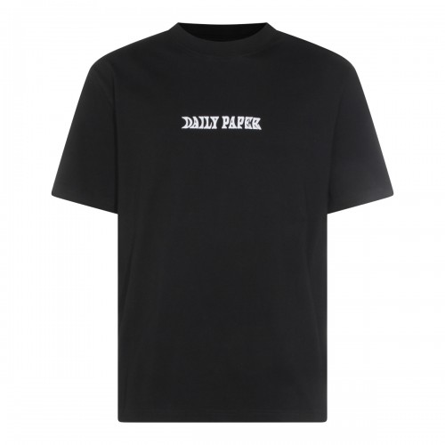 BLACK COTTON T-SHIRT