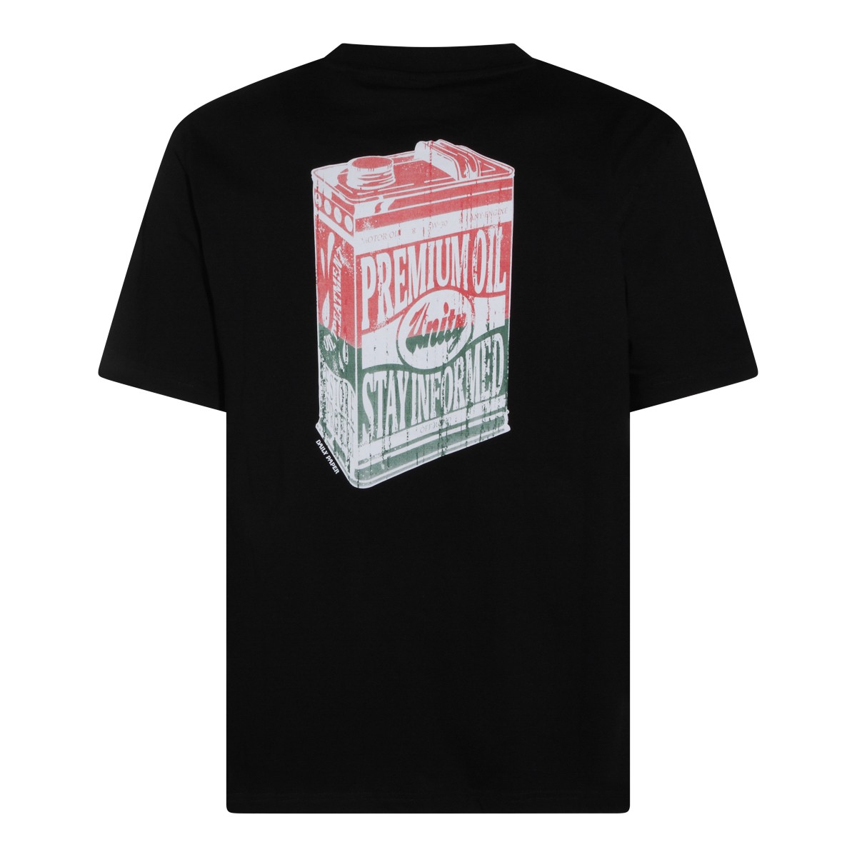 BLACK COTTON T-SHIRT