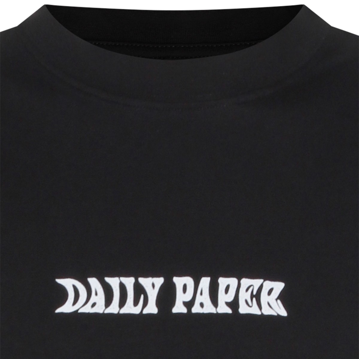 BLACK COTTON T-SHIRT