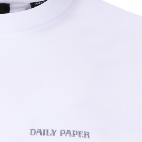 WHITE COTTON T-SHIRT