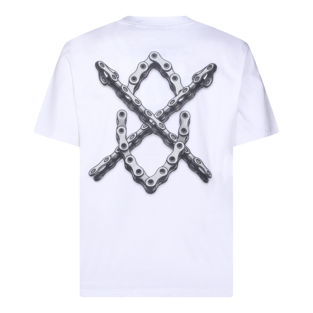 WHITE COTTON T-SHIRT