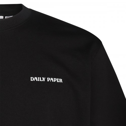 BLACK COTTON T-SHIRT