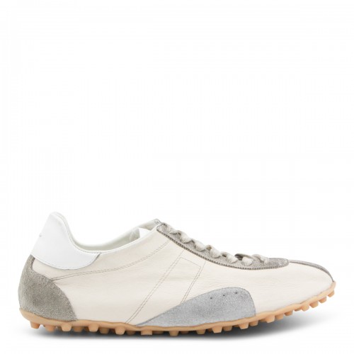 OFF WHITE LEATHER SNEAKERS