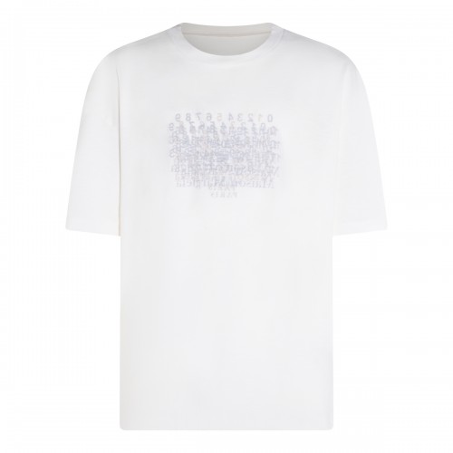 WHITE COTTON T-SHIRT