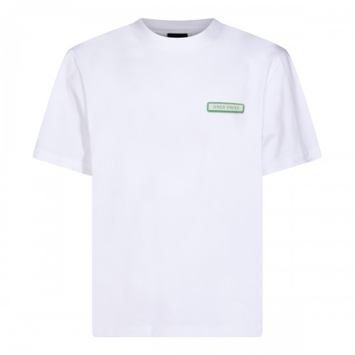 WHITE COTTON T-SHIRT