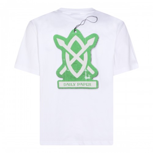 WHITE COTTON T-SHIRT