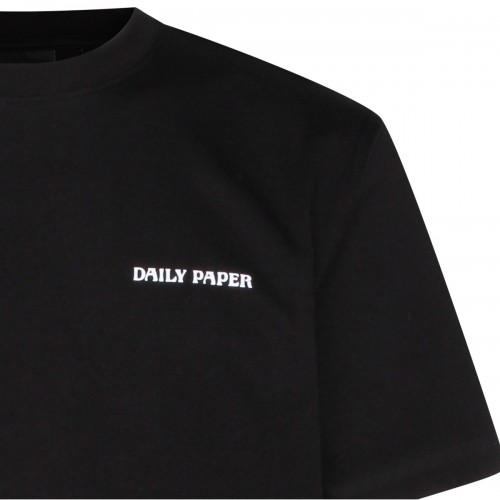 BLACK COTTON T-SHIRT