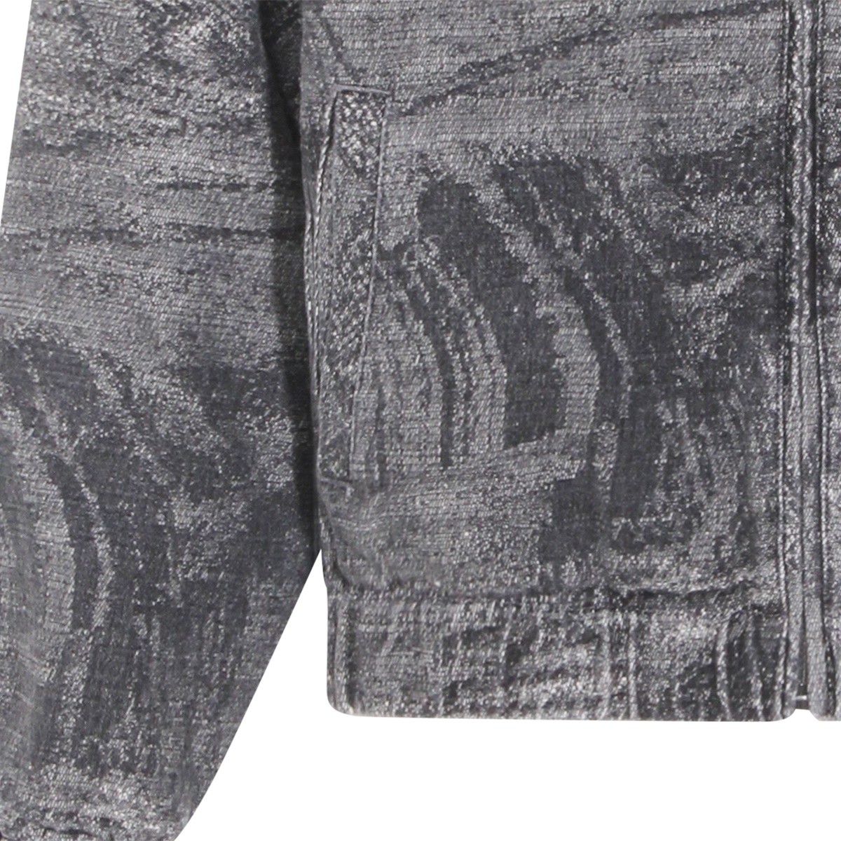 GREY COTTON CASUAL JACKET