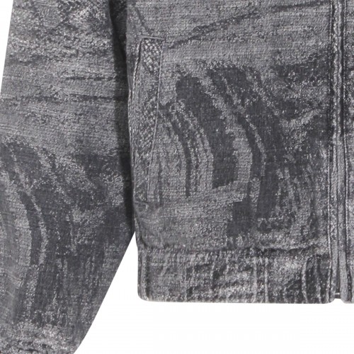 GREY COTTON CASUAL JACKET