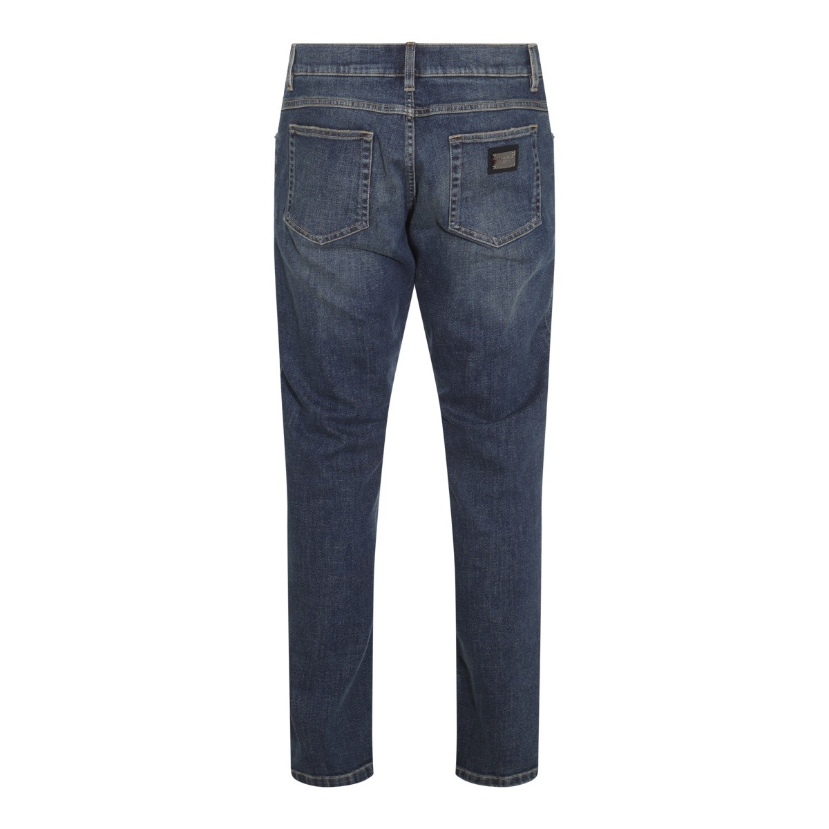 DARK BLUE COTTON JEANS