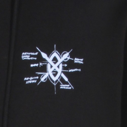 BLACK COTTON SWEATSHIRT