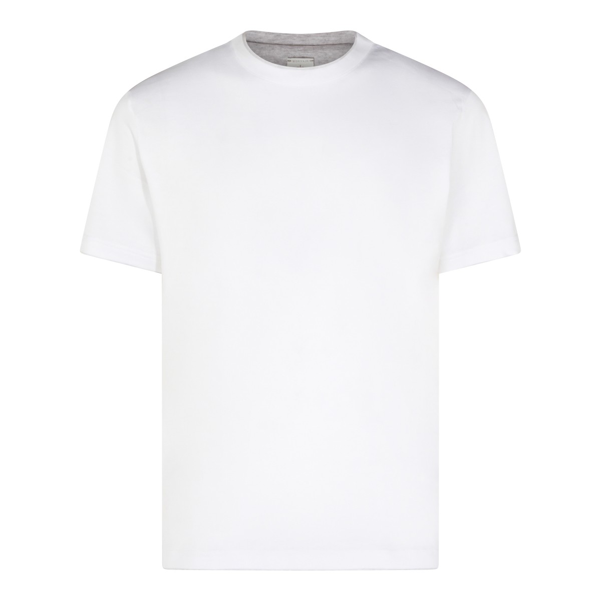 WHITE COTTON T-SHIRT