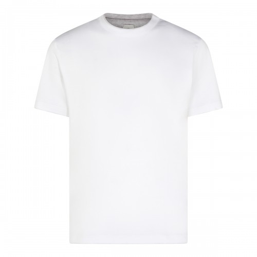 WHITE COTTON T-SHIRT