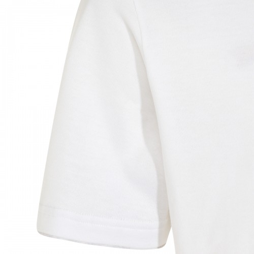 WHITE COTTON T-SHIRT