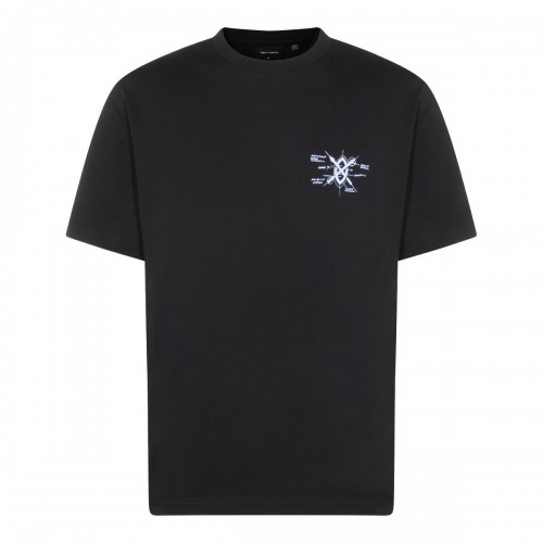 BLACK COTTON T-SHIRT