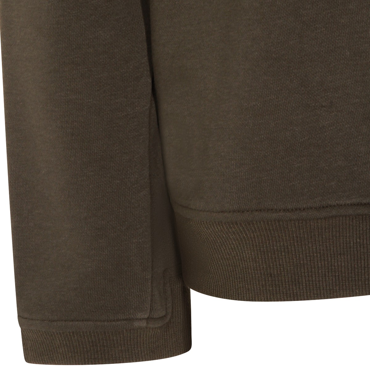 GREEN COTTON SWEATSHIRT