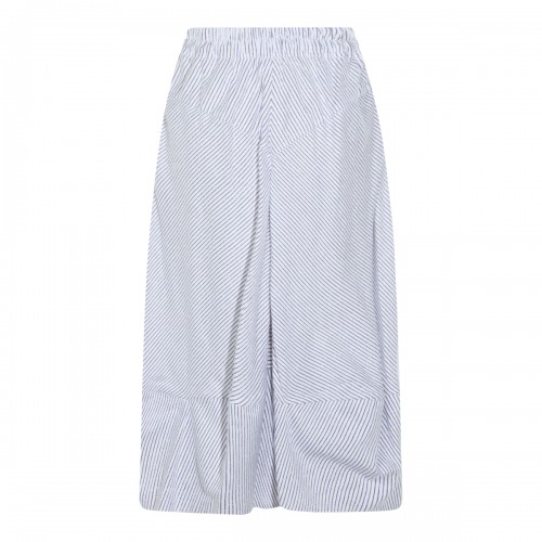 BLUE AND BROWN COTTON SKIRT 2