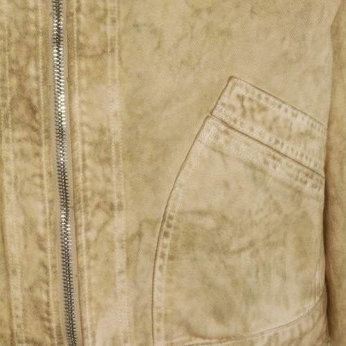 GREEN COTTON CASUAL JACKET