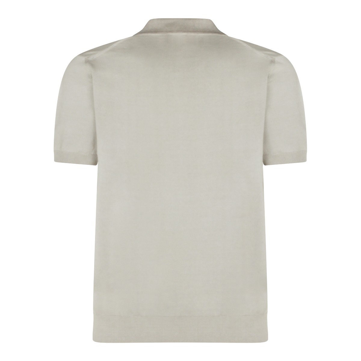 LIGHT BEIGE COTTON POLO SHIRT