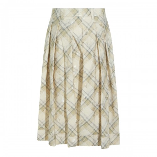 BEIGE COTTON SKIRT 2