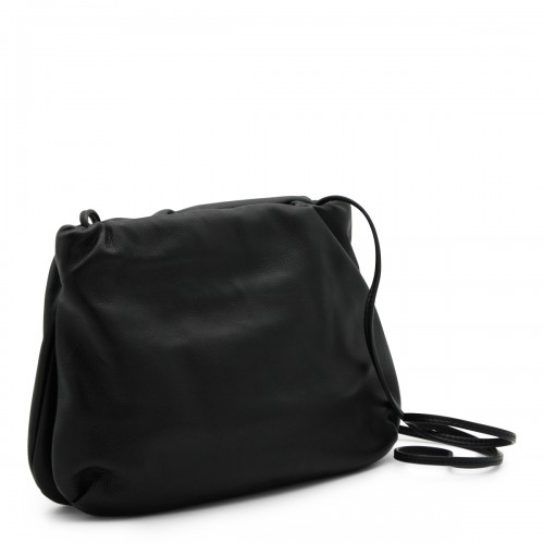 BLACK LEATHER CROSSBODY BAG 2